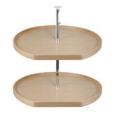 D-Shape Wooden Tray Set - Individual
